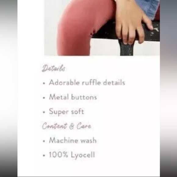 Matilda Jane Lyles Chambray Denim Button Down Shirt. Long Sleeve. Size 4. EUC. - Picture 14 of 15